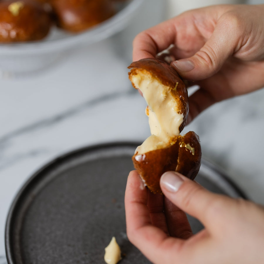 Caramel Choux Puffs