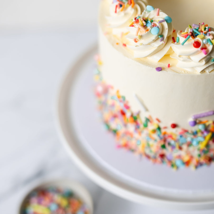 Confetti layer cake