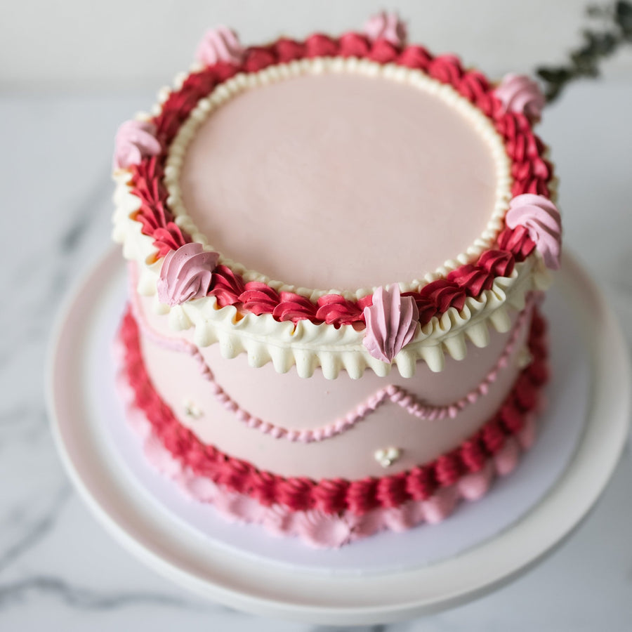 Vintage Pink Layer Cake