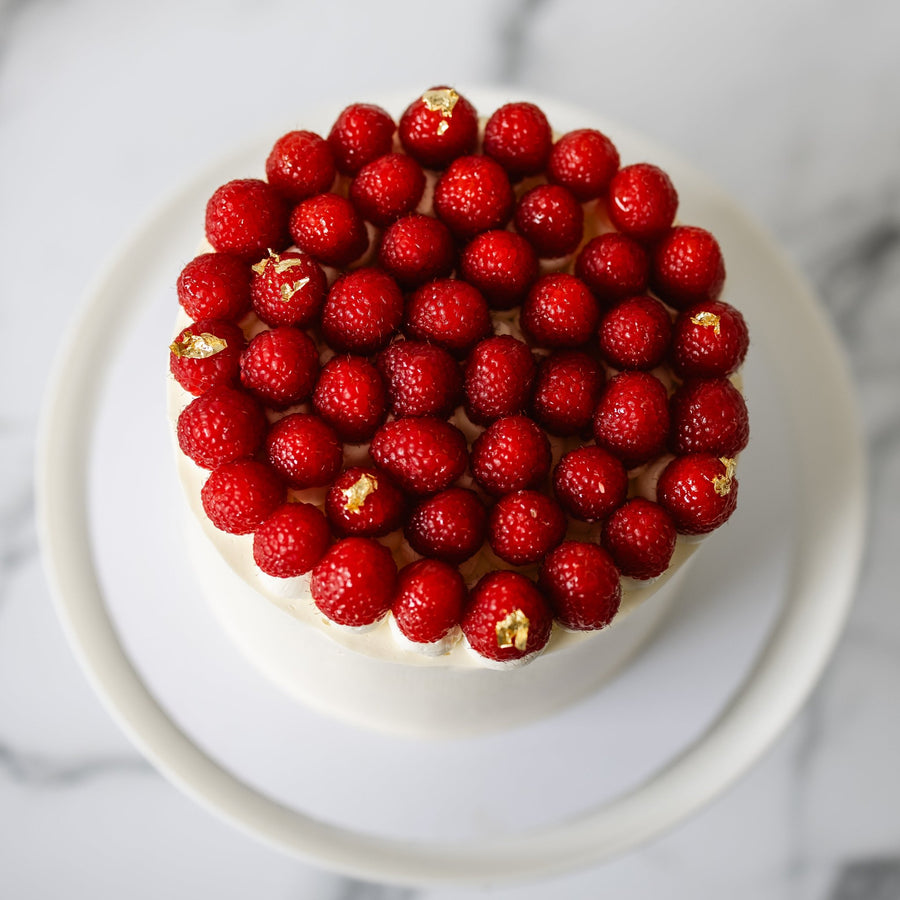 Raspberry White Chocolate Layer Cake