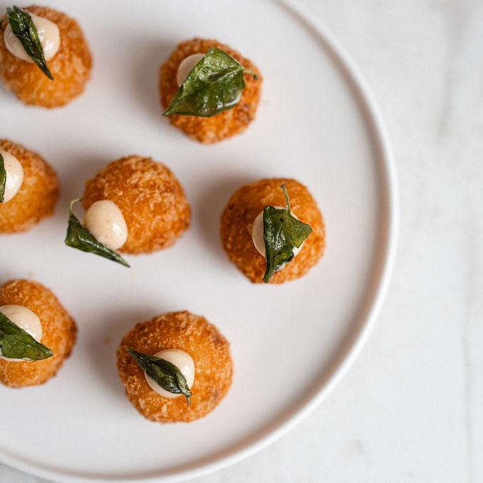 Milanese Arancini - Saffron & Fior di late