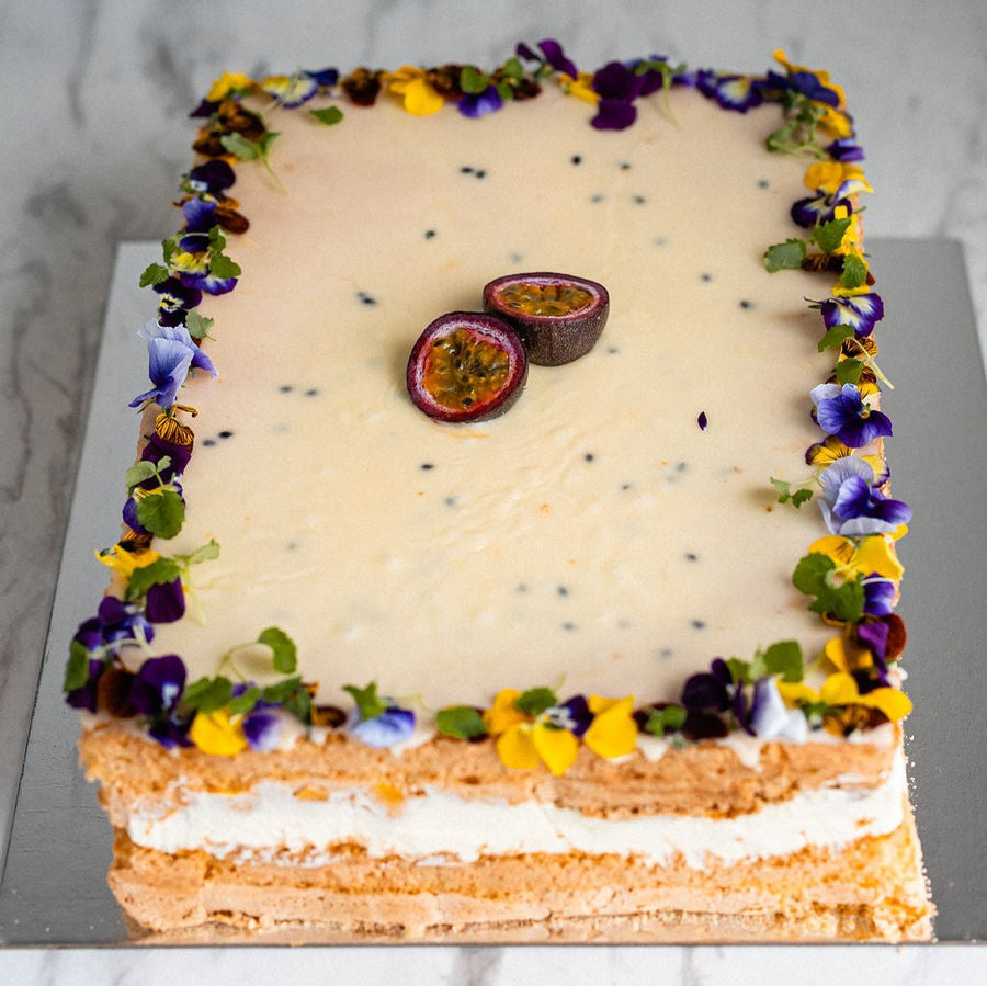 Passionfruit Sponge Cake