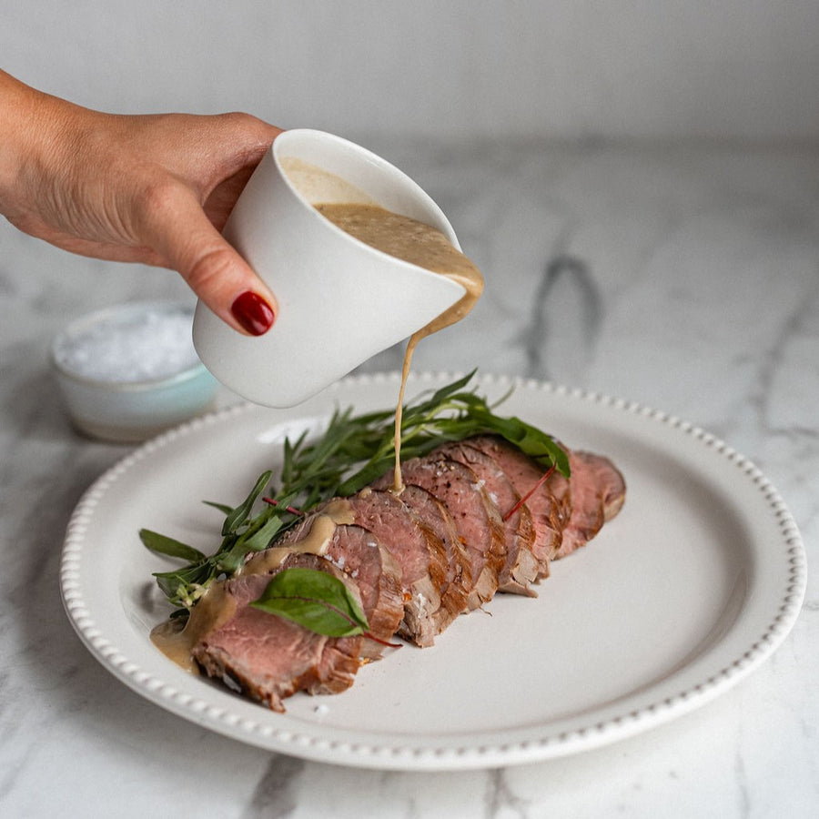 Sous-Vide And Pan Roasted Beef Eye Fillet